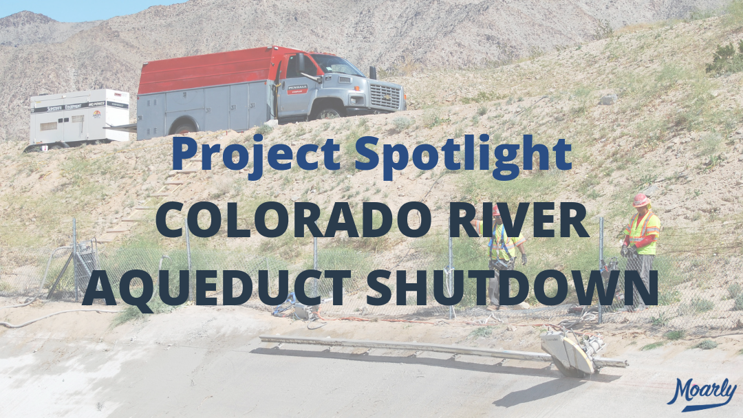 Colorado River Aqueduct Shutdown Video