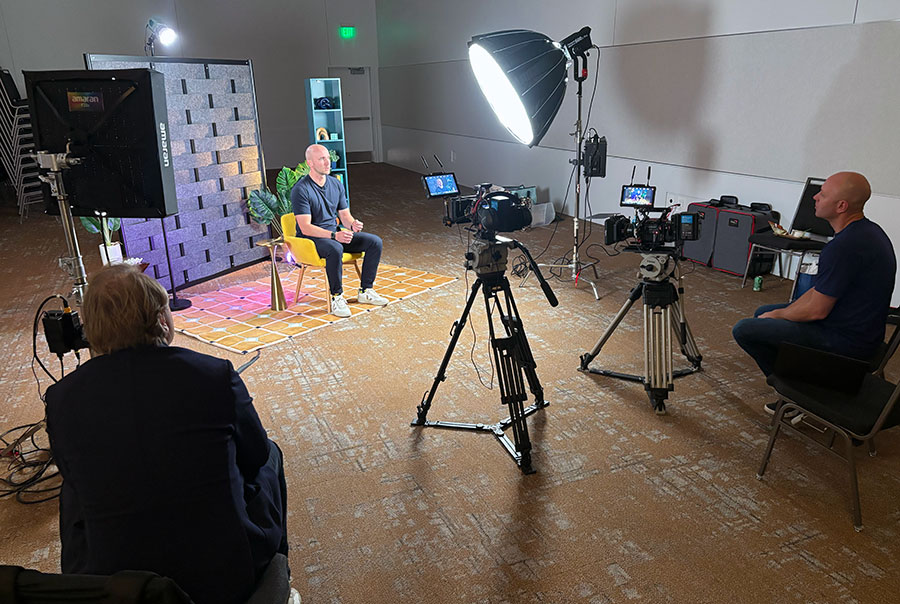 Smartsheet Engage interview at the Seattle Convention Center