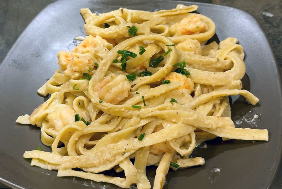 Short-Form Video Shrimp Alfredo Segment