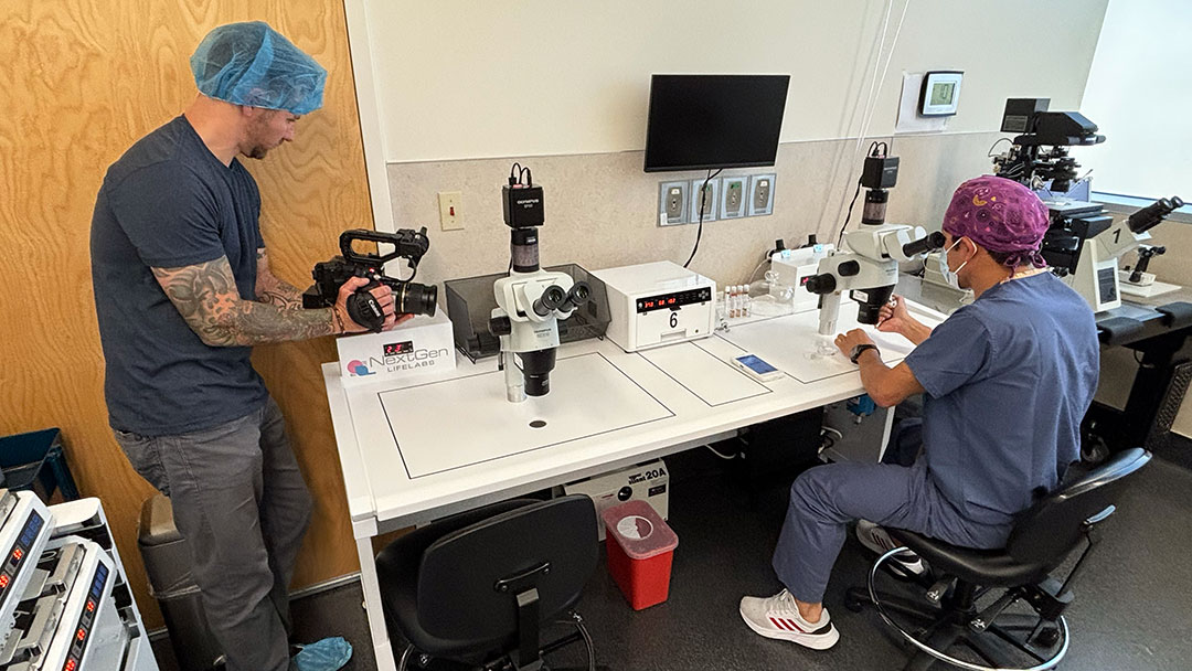 Think Fertility Lab with Videographer